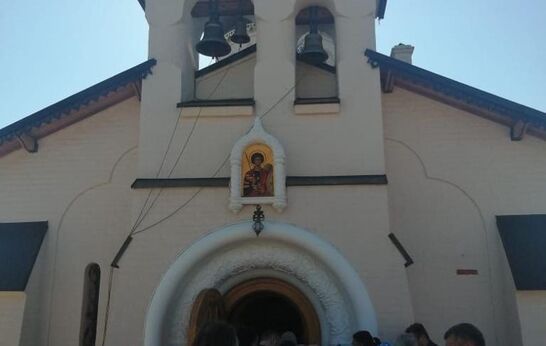 Cхиархимандрит Илий (Ноздрин) возглавил Божественную Литургию в Храме-часовне в деревне Рассыльная