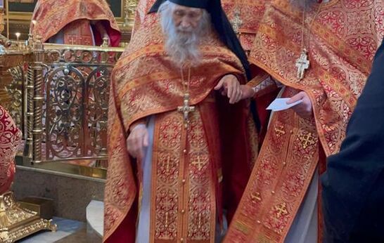 Схиархимандрит Илий (Ноздрин) принял участие в Богослужении в Оптиной Пустыни.