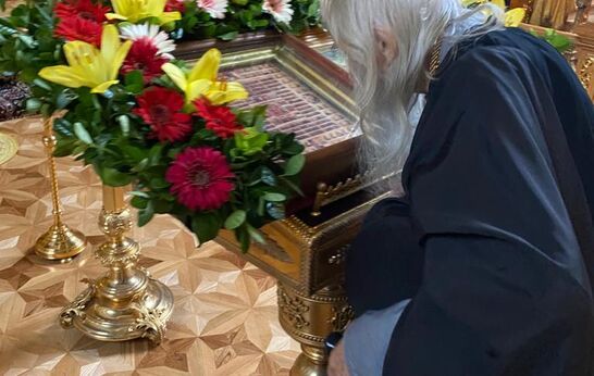 Cхиархимандрит Илий (Ноздрин) принял участие во Всенощном бдении в Свято-Екатерининском кафедральном соборе города Краснодара