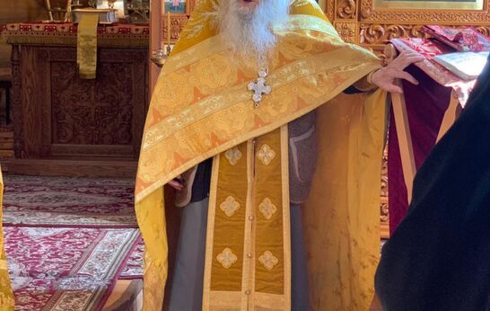 Cхиархимандрит Илий (Ноздрин) служил Всенощное бдение в ставропигиальном скиту  св. влм. Дмитрия Солунского.