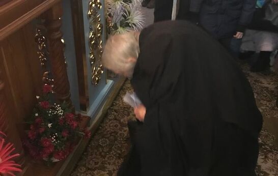 4 ноября старец Илий провел службу в храме деревни Яковлево