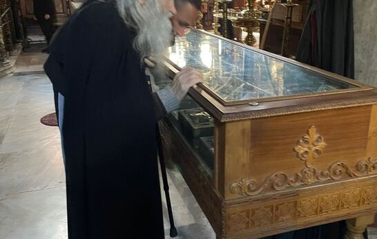 Cхиархимандрит Илий (Ноздрин) посетил монастырь Зогра́ф на Святой Горе Афон, где с молитвой приложился к его святыням. 