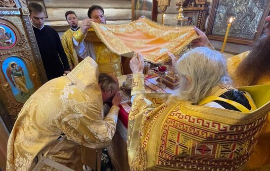 В день памяти Святой равноапостольной Ольги, схиархимандрит Илий (Ноздрин) совершил Богослужение. 