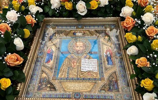 Схиархимандрит Илий (Ноздрин) совершил Богослужение в праздник Николая Чудотворца в Бари.