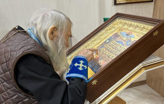 Схиархимандрит Илий (Ноздрин) совершил Богослужение в храме в честь иконы Божией Матери 