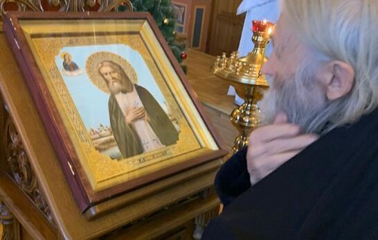 14 января схиархимандрит Илий (Ноздрин) и Г.Н. Цурков посетили Оренбургскую духовную семинарию