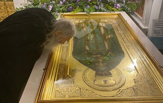 Схиархимандрит Илий (Ноздрин) совершил Богослужение в ставропигиальном Иоанновском монастыре в Санкт-Петербурге.