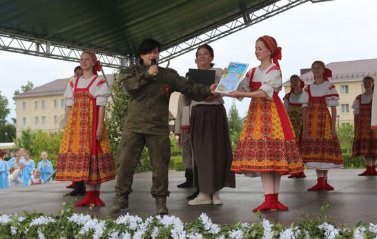 В 