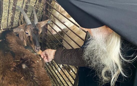 Cхиархимандрит Илий (Ноздрин) и руководитель проекта 