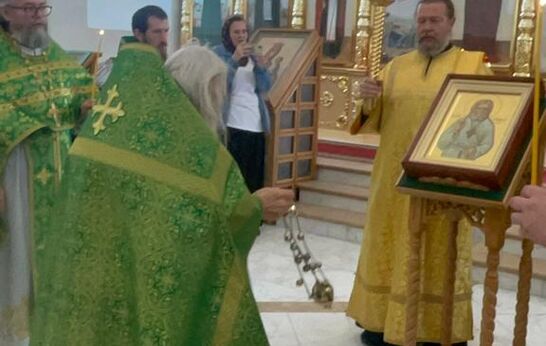 Схиархимандрит Илий (Ноздрин) совершил Богослужение в храме Богоявления Господня.