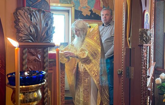 Схиархимандрит Илий (Ноздрин) и Геннадий Николаевич Цурков прибыли с паломническим визитом на Ростовскую землю.