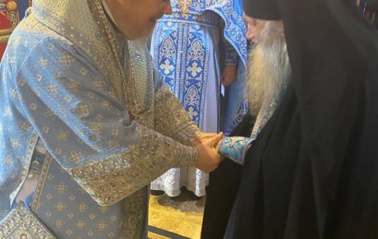 31 августа Cхиархимандрит Илий (Ноздрин) и руководитель проекта 