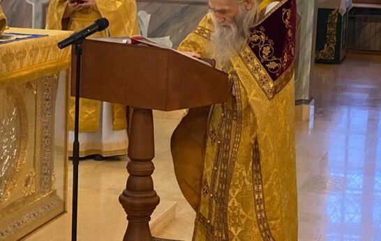 В день памяти иконы Божией Матери «Всех скорбящих Радость», схиархимандрит Илий (Ноздрин) возглавил Божественную Литургию в Свято-Успенском мужском монастыре – Саровская пустынь.