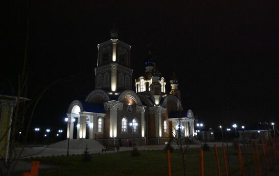 Архиерейское Богослужение в храме в честь иконы Божией Матери «Спорительница хлебов».