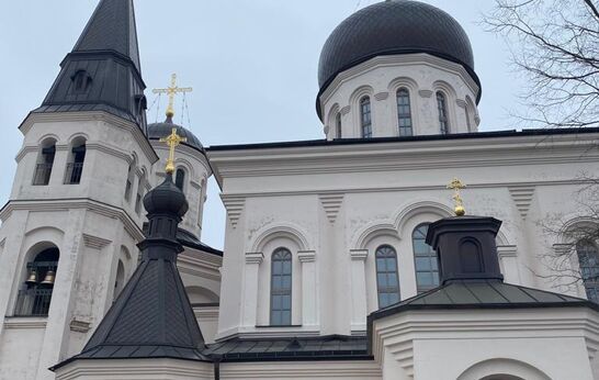 Cхиархимандрит Илий (Ноздрин) и руководитель проекта 