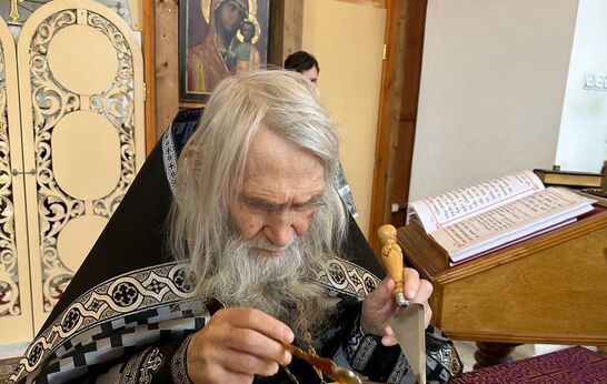 Схиархимандрит Илий (Ноздрин) совершил Богослужение в праздник  памяти преподобного Алексия, человека Божия.