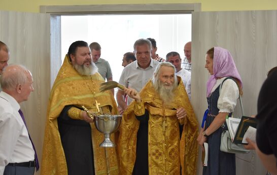 Схиархимандрит Илий (Ноздрин) совершил молебен в сельскохозяйственной гимназии имени П.А. Столыпина.