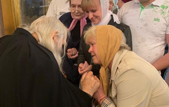 7 сентября схиархимандрит Илий (Ноздрин) сослужил Всенощное бдение во Владимирском соборе