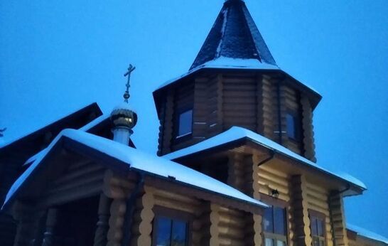 Схиархимандрит Илий (Ноздрин), совершил Всенощное бдение в ставропигиа́льном(патриаршем) скиту.