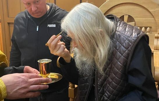 Схиархимандрит Илий совершил Богослужение в скиту Дмитрия Солунского.