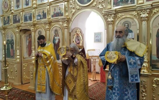 В 4-ю седмицу по Пятидесятнице, схиархимандрит Илий (Ноздрин) отслужил Божественную литургию в храме Дмитрия Солунского.