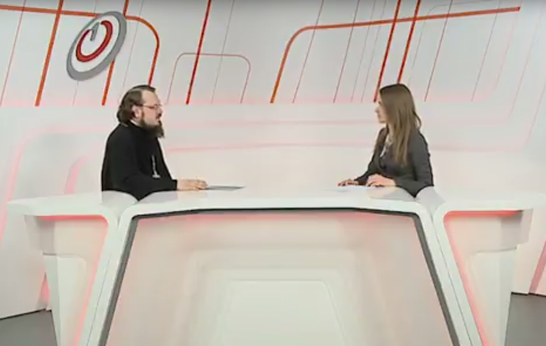 Настоятель храма Сретения Господня в эфире 1-го областного телеканала