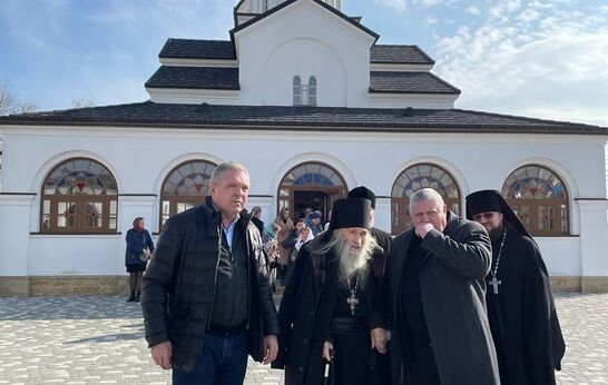 Схиархимандрит Илий (Ноздрин) и Геннадий Николаевич Цурков прибыли с паломническим визитом в Ставропольский край.