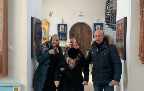 Схиархимандрит Илий (Ноздрин) помолился в храме 