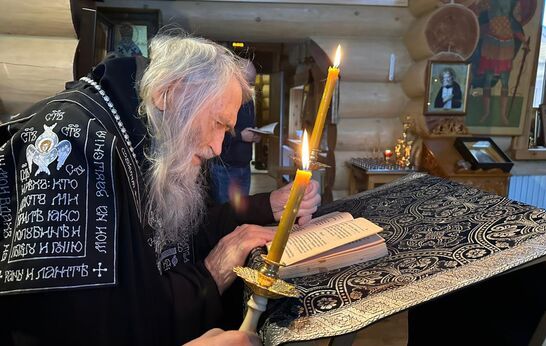 Схиархимандрит Илий (Ноздрин) совершил Богослужение с чтением Покаянного Великого канона святого Андрея Критского.