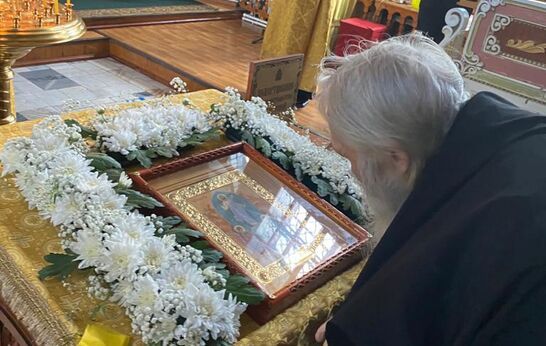 Cхиархимандрит Илий (Ноздрин), совершил в храме Вознесения Господня в м. Кируль г. Сыктывкара (Кирульский Свято-Вознесенский храм) всенощное бдение.