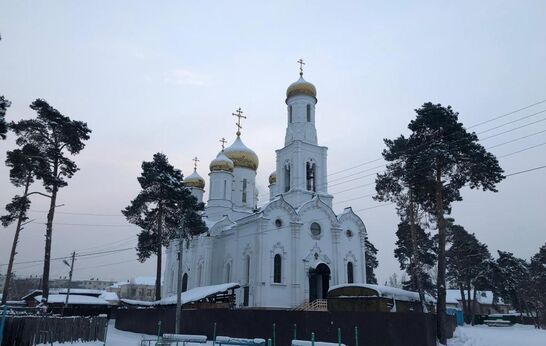 Схиархимандрит Илий (Ноздрин) принял участие в Божественной Литургии, которую возглавил епископ Козельский и Людиновский Никита.