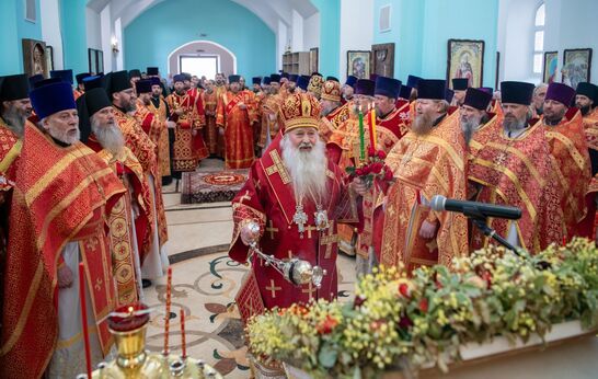 В храме Сретения Господня в 40-й день почтили память схиархимандрита Илия.