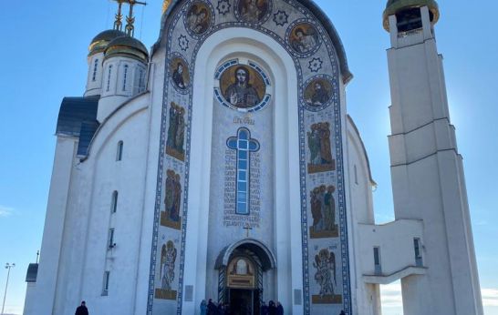 Схиархимандрит Илий сослужил Преосвященнейшему Зосиме, епископу Магнитогорскому и Верхнеуральскому, за Литургией Преждеосвященных Даров в Кафедральном соборе Вознесения Господня города Магнитогорск.