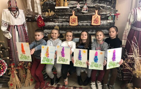 Сегодня в Духовно-патриотическом центре состоялся мастер-класс в технике торцевание.