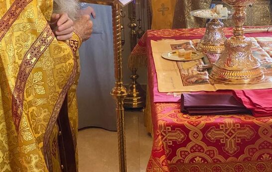 Схиархимандрит Илий (Ноздрин) отслужил Божественную литургию в храме святых Жен Мироносиц Архиерейского подворья в честь святых Жен Мироносиц села Клыково.