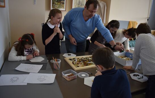 23 января в Православной артели «Вятского Посада» прошел мастер-класс по фьюзингу