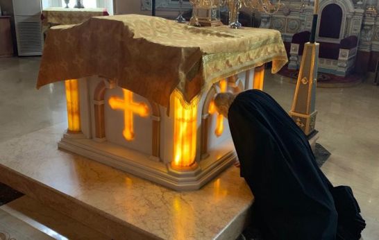 Схиархимандрит Илий (Ноздрин) и руководитель проекта «Вятский Посад» Г.Н. Цурков посетили Христо-Рождественский кафедральный собор в Липецке