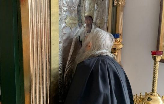 Схиархимандрит Илий (Ноздрин) и руководитель проекта «Вятский Посад» Г.Н. Цурков посетили храм святителя Николая в Великих Луках