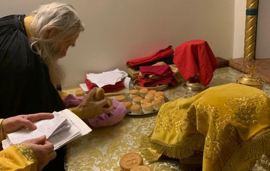 Схиархимандрит Илий (Ноздрин) совершил Божественную литургию в храме святого благоверного князя Игоря Черниговского в Ново-Переделкино