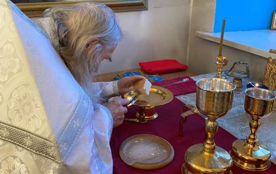 16 февраля 2020 года в храме Казанской иконы Божией Матери села Яковлево Божественную литургию сослужил схиархимандрит Илий (Ноздрин).