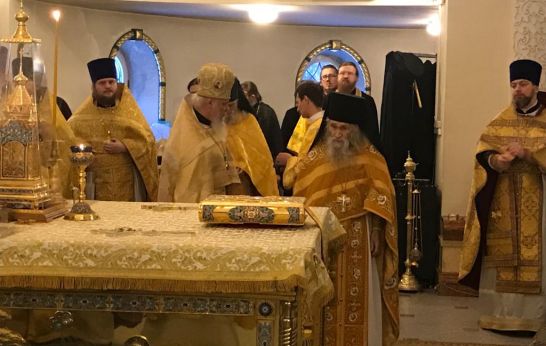 Архиерейское богослужение  в Соборном храме благоверного князя Игоря Черниговского и Киевского