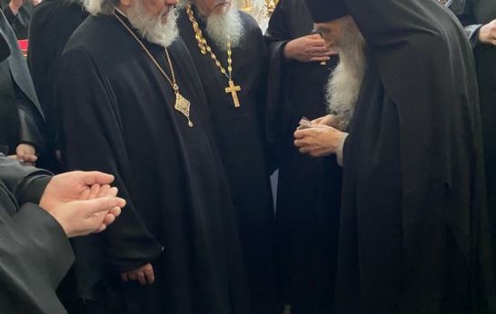 Схиархимандрит Илий (Ноздрин) и руководитель проекта «Вятский Посад» Геннадий Николаевич Цурков 16 марта посетили Богоявленский мужской монастырь Челябинска.