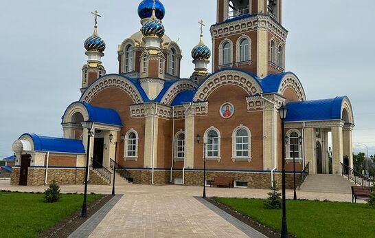 В день памяти великомученика Святого Георгия Победоносца схиархимандрит Илий (Ноздрин) совершил Богослужение в храме 