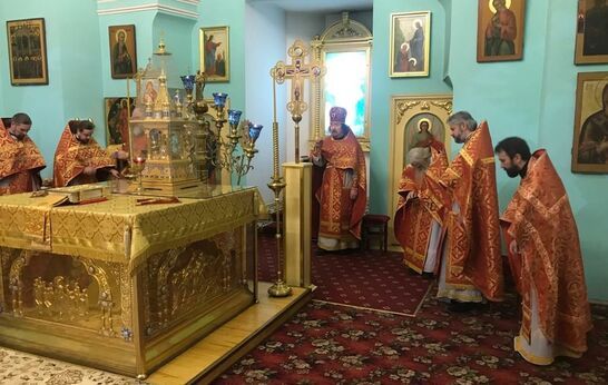 17 декабря схиархимандрит Илий (Ноздрин) молился в Петрозаводске