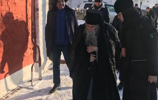Духовник Святейшего Партриарха Московского и всея Руси Кирилла - схиархимандрит Илий (Ноздрин), духовник Вятского Посада, 13 января молился в храмах и монастырях Суздаля